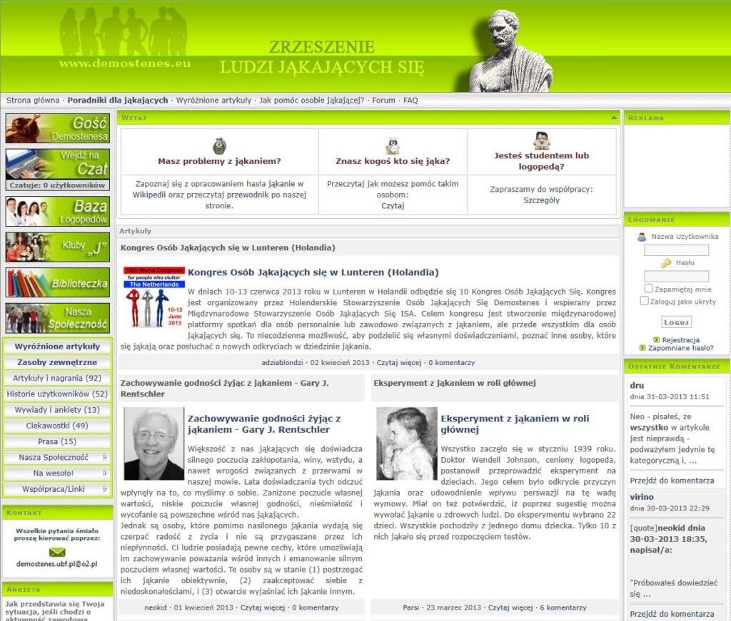 demostenes zrzeszenie ludzi jakajacych sie demostenes zrzeszenie ludzi jakajacych sie